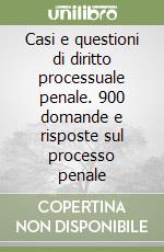 Casi e questioni di diritto processuale penale. 900 domande e risposte sul processo penale