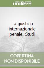 La giustizia internazionale penale. Studi libro