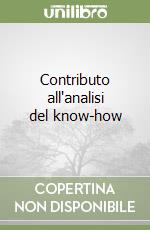 Contributo all'analisi del know-how