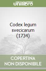 Codex legum svecicarum (1734) libro