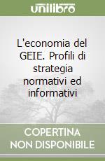 L'economia del GEIE. Profili di strategia normativi ed informativi