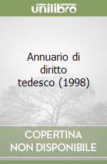 Annuario di diritto tedesco (1998) libro