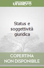 Status e soggettività giuridica