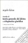 Ricerche di teoria generale del diritto e di dogmatica giuridica. Vol. 1: Teoria generale del diritto libro di Falzea Angelo