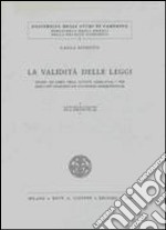 La validità delle leggi