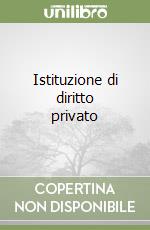 Istituzione di diritto privato libro