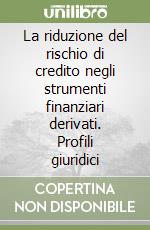 La riduzione del rischio di credito negli strumenti finanziari derivati. Profili giuridici libro