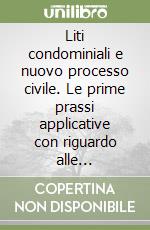 Liti condominiali e nuovo processo civile. Le prime prassi applicative con riguardo alle peculiarità della materia... libro