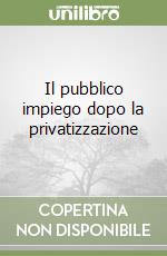 Il pubblico impiego dopo la privatizzazione libro