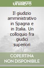 Il giudizio amministrativo in Spagna e in Italia. Un colloquio fra giudici superiori libro