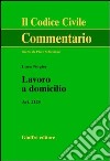 Lavoro a domicilio. Art. 2128 libro