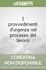 I provvedimenti d'urgenza nel processo del lavoro libro