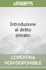 Introduzione al diritto privato libro