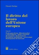 Il diritto del lavoro dell'unione europea. Vol. 2: Parità uomo donna. Ristrutturazioni e crisi d'Impresa. Salute e sicurezza dei lavoratori. Orario di lavoro. Formazione professionale... libro