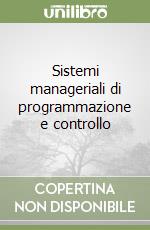 Sistemi manageriali di programmazione e controllo