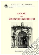 Annali del seminario giuridico (1999-2000) libro