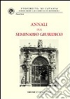 Annali del seminario giuridico (1999-2000) libro