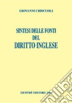 Sintesi delle fonti del diritto inglese libro