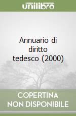 Annuario di diritto tedesco (2000) libro