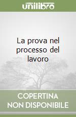 La prova nel processo del lavoro libro