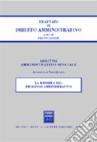 Trattato di diritto amministrativo. Diritto amministrativo speciale (4) libro