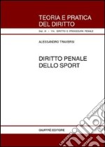 Diritto penale dello sport libro