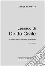 Lessico di diritto civile libro