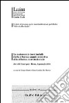 Le autonomie territoriali: dalla riforma amministrativa alla riforma costituzionale. Atti del Convegno (Roma, 9 gennaio 2001) libro