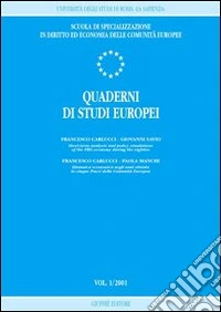 Quaderni di studi europei (2001). Vol. 1