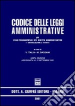 Codice delle leggi amministrative. Già leggi fondamentali del diritto amministrativo (1) libro