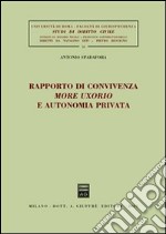 Rapporto di convivenza more uxorio e autonomia privata libro