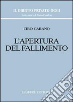 L'apertura del fallimento libro