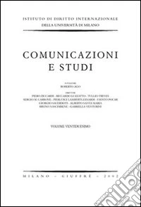 Comunicazioni e studi. Vol. 22