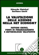 La valutazione delle aziende nella net economy. Fattori critici, fonti di finanziamento e metodologie valutative