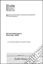 L'aziendalizzazione nel D.Lgs. 229/99 libro