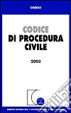 Codice di procedura civile 2002 libro