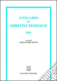 Annuario di diritto tedesco (2001) libro