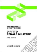 Diritto penale militare libro