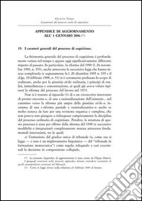 Lineamenti del processo civile di cognizione libro