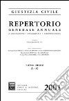 Repertorio generale annuale di legislazione, bibliografia, giurisprudenza libro