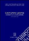 Giovanni Leone: giurista e legislatore libro