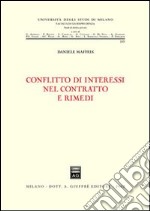 Conflitto di interessi nel contratto e rimedi libro