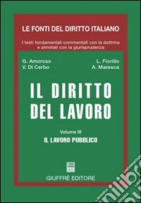 Il diritto del lavoro (3) libro