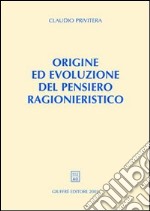 Origine ed evoluzione del pensiero ragionieristico libro