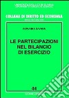 Le partecipazioni nel bilancio di esercizio libro