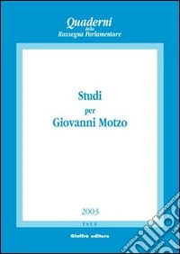 Studi per Giovanni Motzo