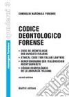 Codice deontologico forense libro