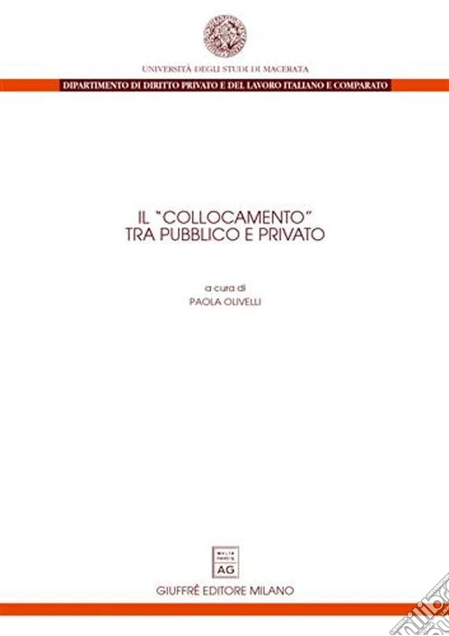 Il collocamento tra pubblico e privato