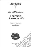 Il principio di sussidiarietà libro