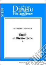 Studi di diritto civile libro